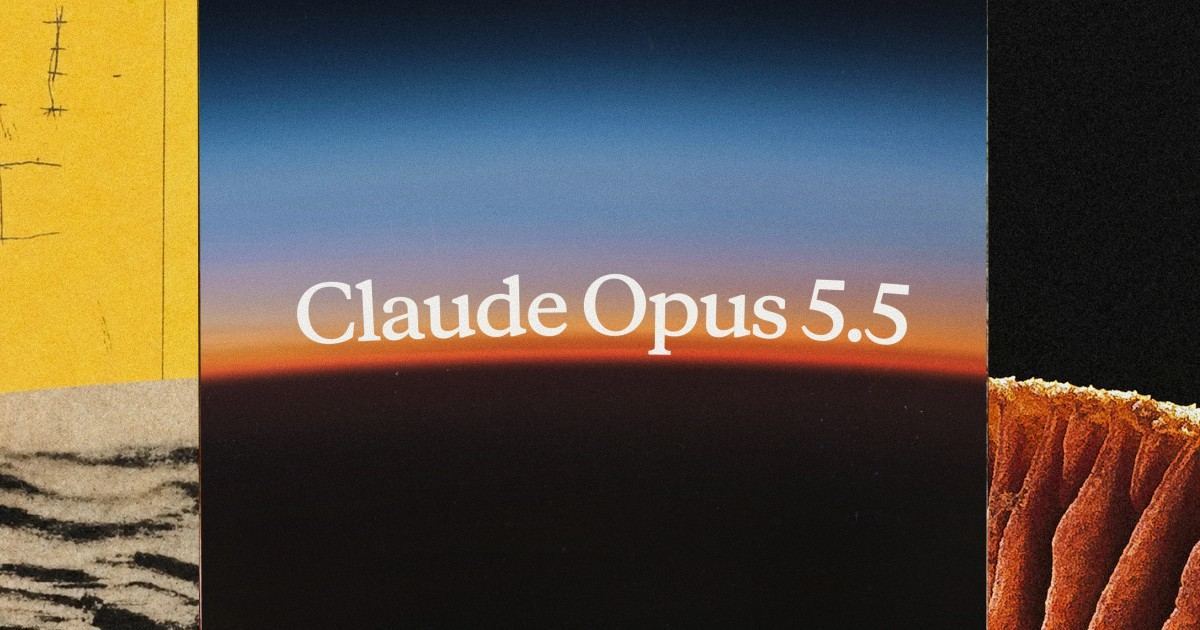 Claude Opus 5.5 官方发布图