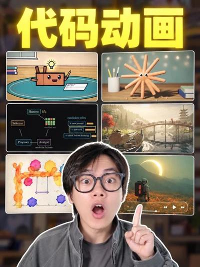AI做代码动画动效大片的零基础终极教程 封面